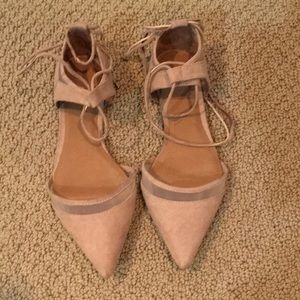 Zara scrappy flats